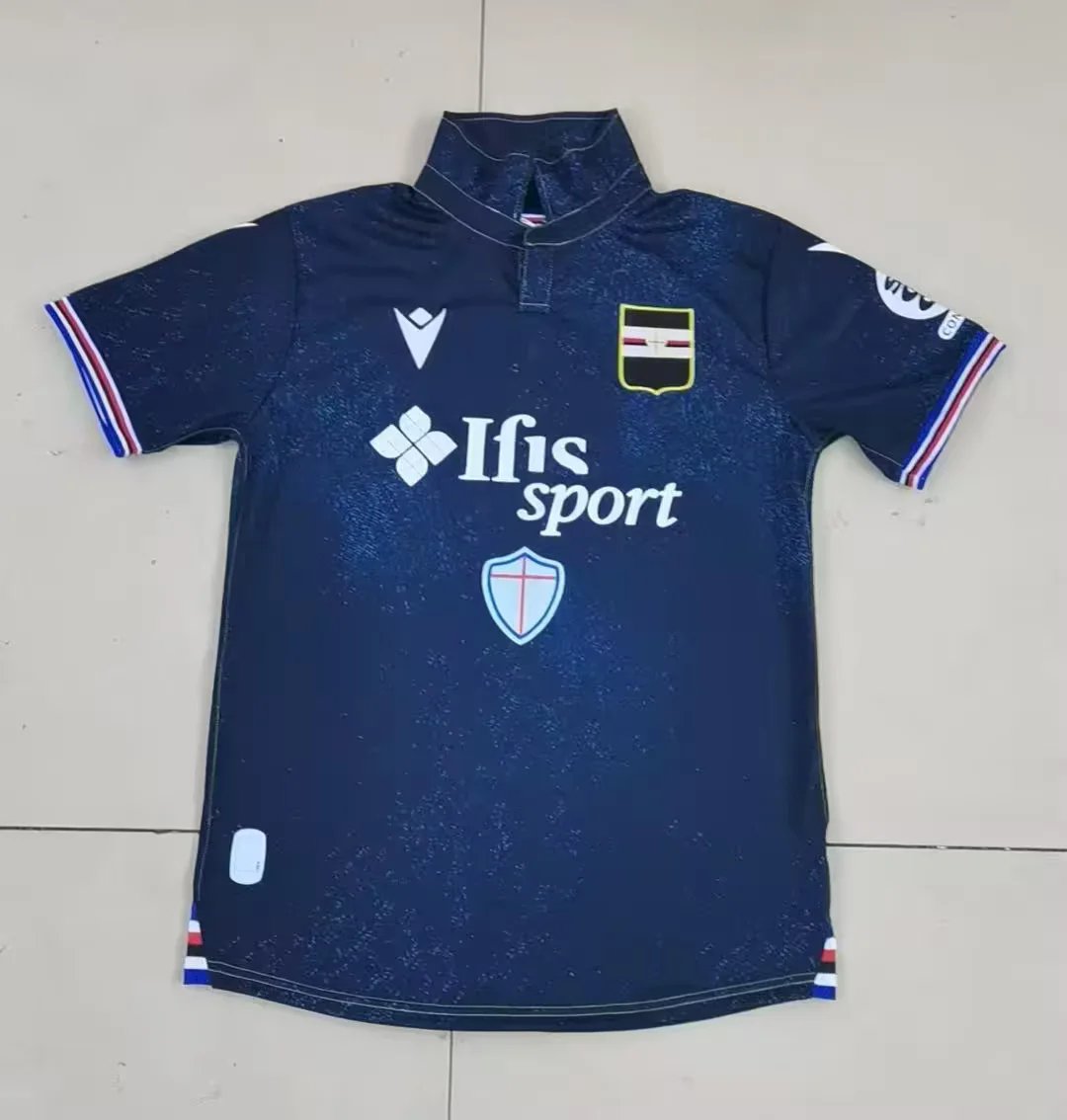AAA Quality Sampdoria 25/26 Third Navy Blue Soccer Jersey